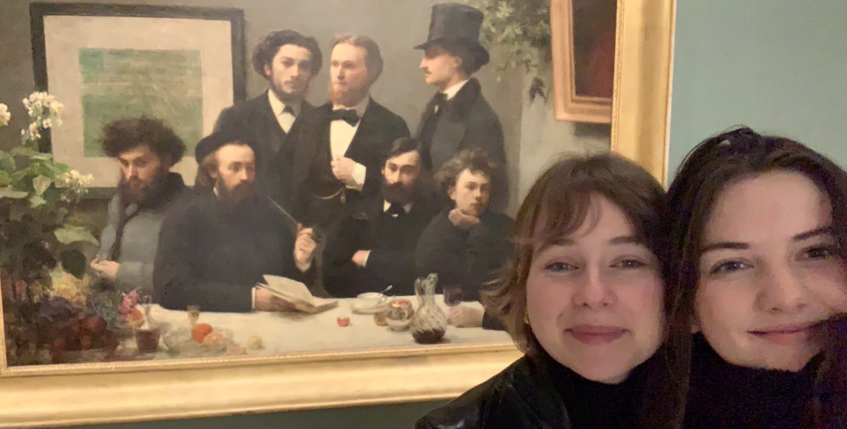 KevinElarbi's tweet photo. Mes amies pensent a moi devant #ArthurRimbaud au @MuseeOrsay | @margauxlenot | #CoinDeTable #FantinLatour https://t.co/7HbTvV7o5u