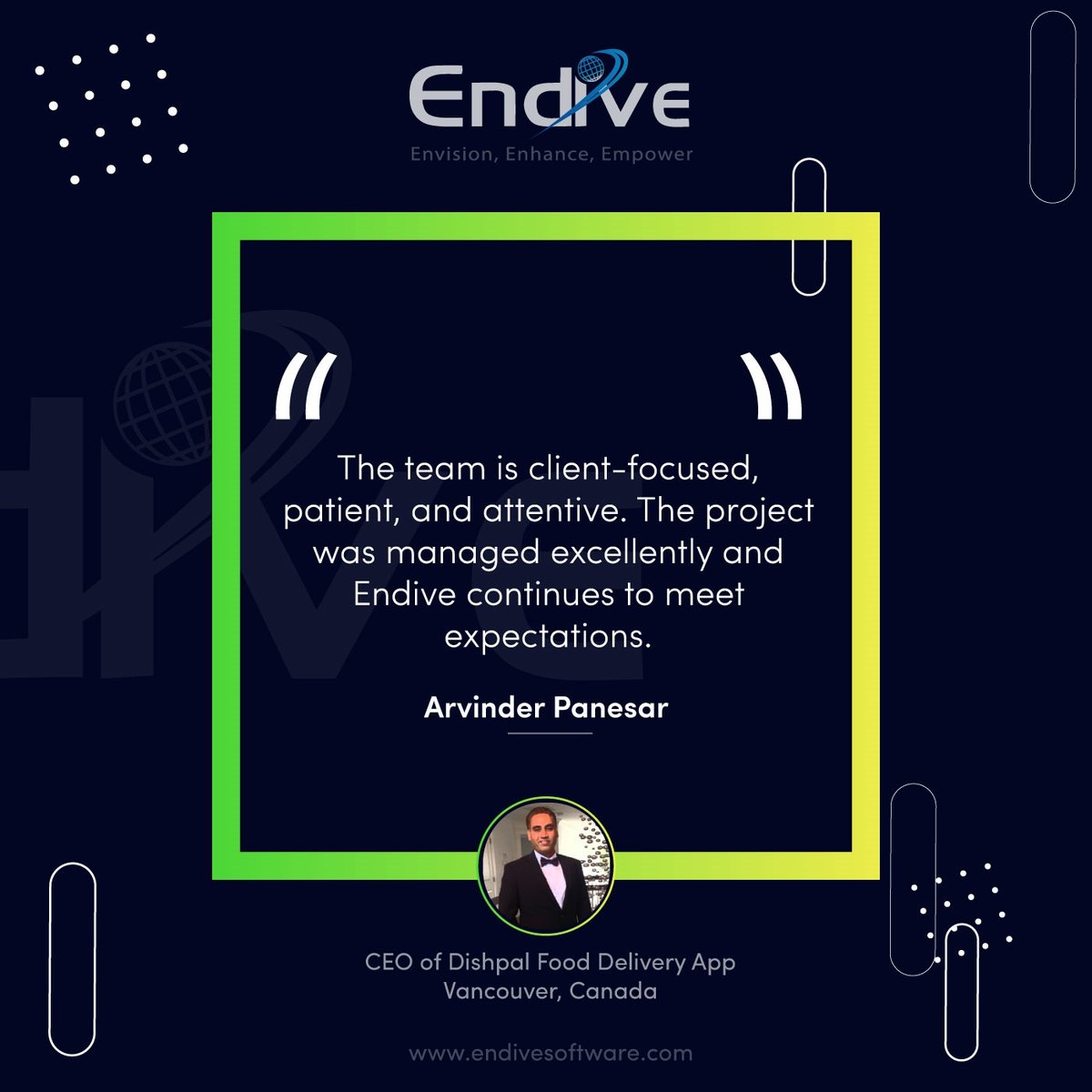 endivesoftware's tweet image. What our clients say about Endive Software? Let’s see below...

Check more reviews: endivesoftware.com/testimonials

#EndiveSoftware #Reviews #Testimonials #ClientReviews