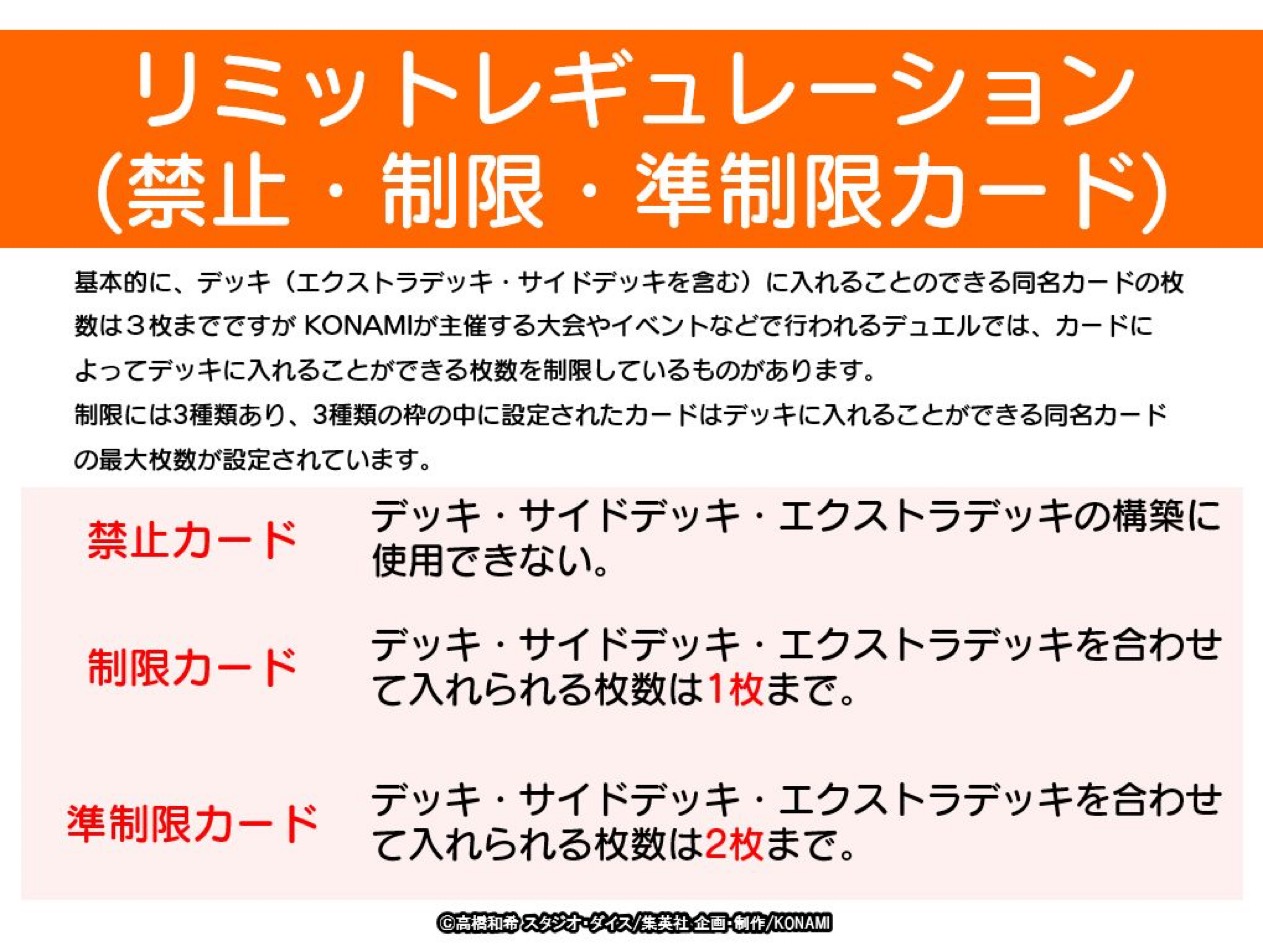 公式 遊戯王ocg 今年2 0 2 0 年1 月から適用開始となってます リミットレギュレーション 禁止 制限 準制限カード カードリストの詳細はこちら T Co rn12xswq T Co codu8dae Twitter