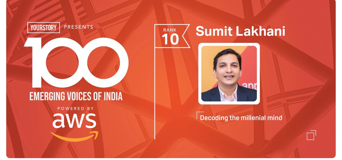 Sumit Lakhani (@sumit_lakhani) on Twitter photo Thanks <a href="/YourStoryCo/">YourStory</a> for featuring me in the top 10 of 100 emerging voices of India. It’s exciting to be in the midst of a #coworking revolution with <a href="/myawfis/">Awfis</a> which is catering to & getting defined by an evolving millennial workforce. #YS100EmergingVoices 
yourstory.com/2019/12/100-em… Thanks <a href="/YourStoryCo/">YourStory</a> for featuring me in the top 10 of 100 emerging voices of India. It’s exciting to be in the midst of a #coworking revolution with <a href="/myawfis/">Awfis</a> which is catering to & getting defined by an evolving millennial workforce. #YS100EmergingVoices 
yourstory.com/2019/12/100-em…