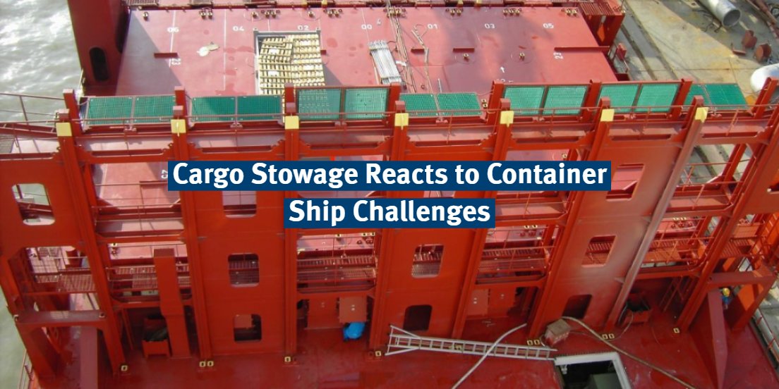 Cargo Stowage Reacts to Container Ship Challenges bit.ly/2ZU2q84 #cargo #shipment #vessel #freight #ports