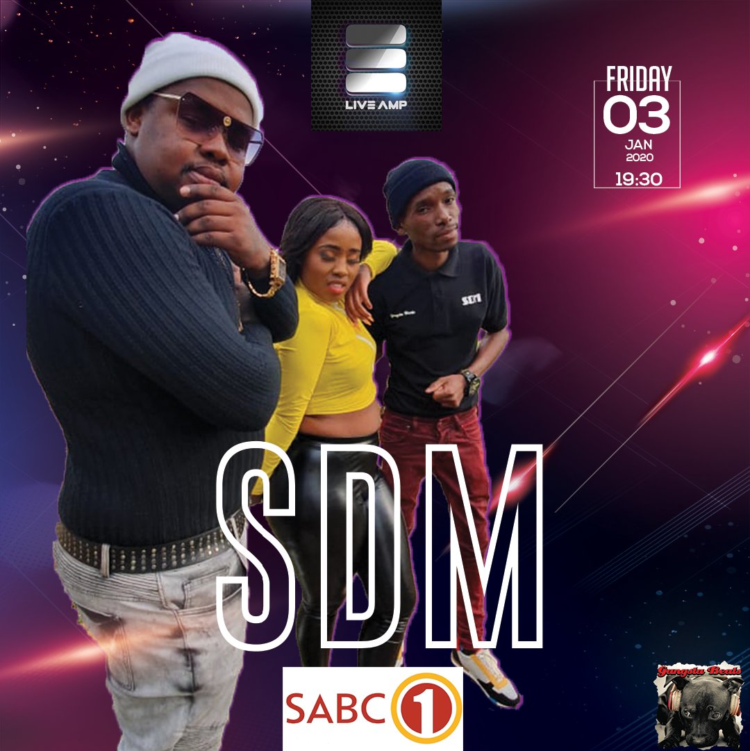 GangstaBRecords's tweet photo. Ereng Glow Ngwaneng 🌞IT'S 2020. @SDMGP will be performing their single #GLOW ON @liveamp this Friday💃🏾🔥
19H30 only on @Official_SABC1 - don’t be late!  #LiveAMP https://t.co/bFdLG2DIfZ