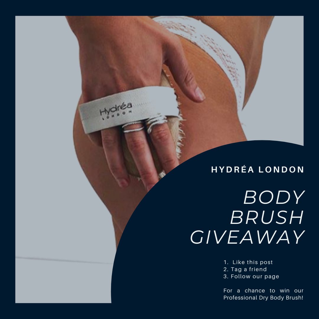 #GIVEAWAY 

We are giving you the chance to #WIN our Dry Body Brush!

1. Share this post
2. Tag a friend
3. Follow our page

The winner will be announced on Tuesday - Good luck!❤️

#hydreagiveaway #competition #prize #gift #sustainable #selfcare #bodybrush