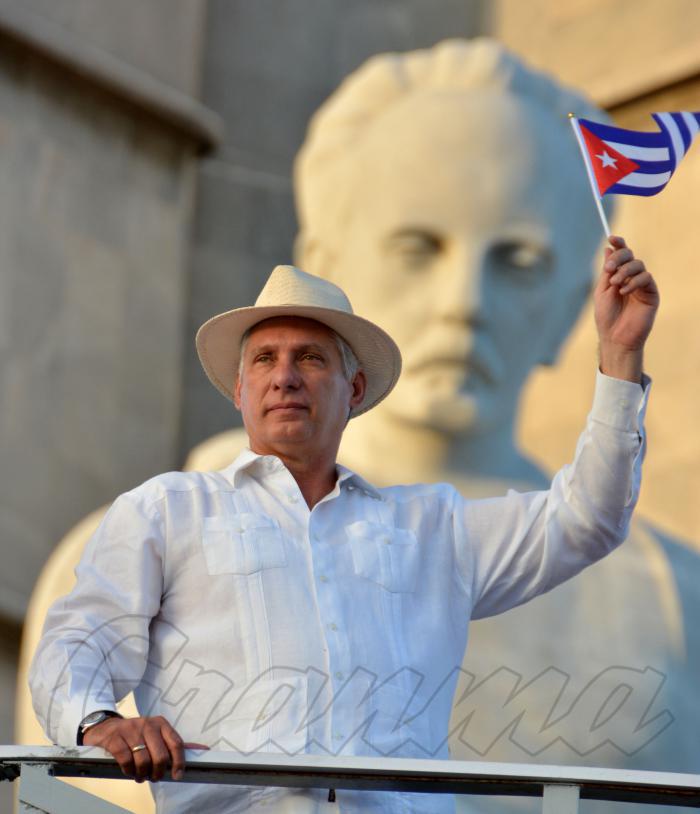 EmbassyCubaZA's tweet photo. The President of #Cuba #DíazCanelB tweeted his best wishes for 2020 to the Cuban people, who he described as winners of the impossible, adding, “This is a good moment to propose another year of positive exceptionality  #GoingForMore #WeAreCuba #WeAreContinuity https://t.co/CUL7M5wlh6