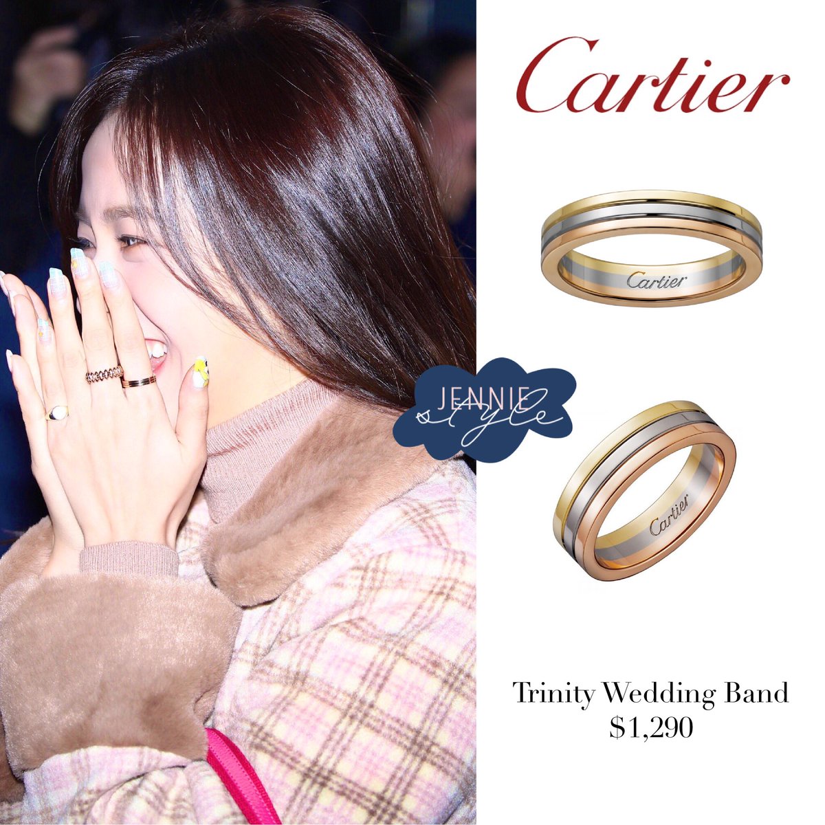 cartier trinity as wedding band