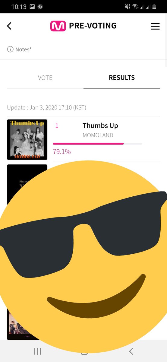 LithuaniaNancy's tweet photo. Go vote for #Momoland #THUMBS_UP NOW!!!
WE NEED WIN ALL WINS FOR OUR QUEENS!!! #momolandfighting #merriesfighting #MOMOLAND_IS_COMING #THUMBSUPforMOMOLAND #voteformomoland #vote #kpop #new #mmld_is_coming #mmld #Nancy #Jooe #Ahin #NAYUN #HYEBIN #JANE #mvave https://t.co/8DbmsGrF8s