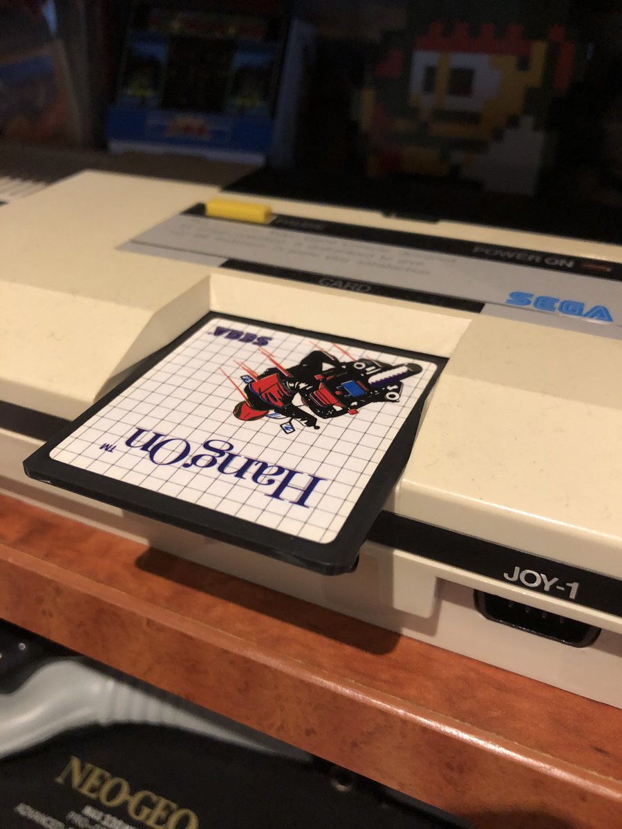 ausretrogamer's tweet photo. Gonna burn rubber on the Mark III ;-) 
#sega #segamarkiii #retrogaming https://t.co/X7De5u2rwp