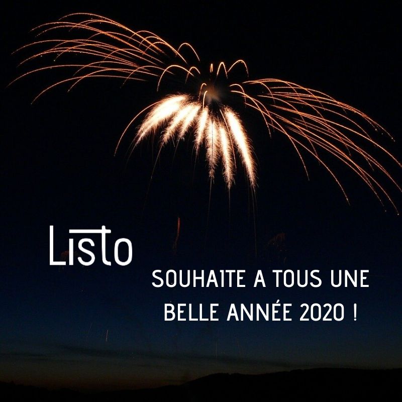 L’année 2019 vient de se clôturer et c’est désormais le début d’une nouvelle décennie ! 
En 2020, Listo sera là, une année de plus pour accompagner l’automatisation de la paie dans votre entreprise.👋

Moins de papier pour un gain de temps garanti👍
#paie #Saas #TPE #PME #startup