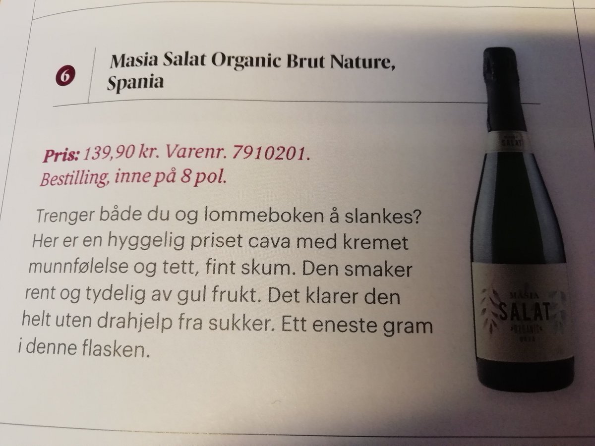 VinMatSpania's tweet photo. #musserende
#cava
#spania
#catalonia
#JosepMasachs
🇪🇸🥂
Masia Salat Organic Brut Nature
@tennfjord
@Aftenposten https://t.co/rJ4LJjn7zD