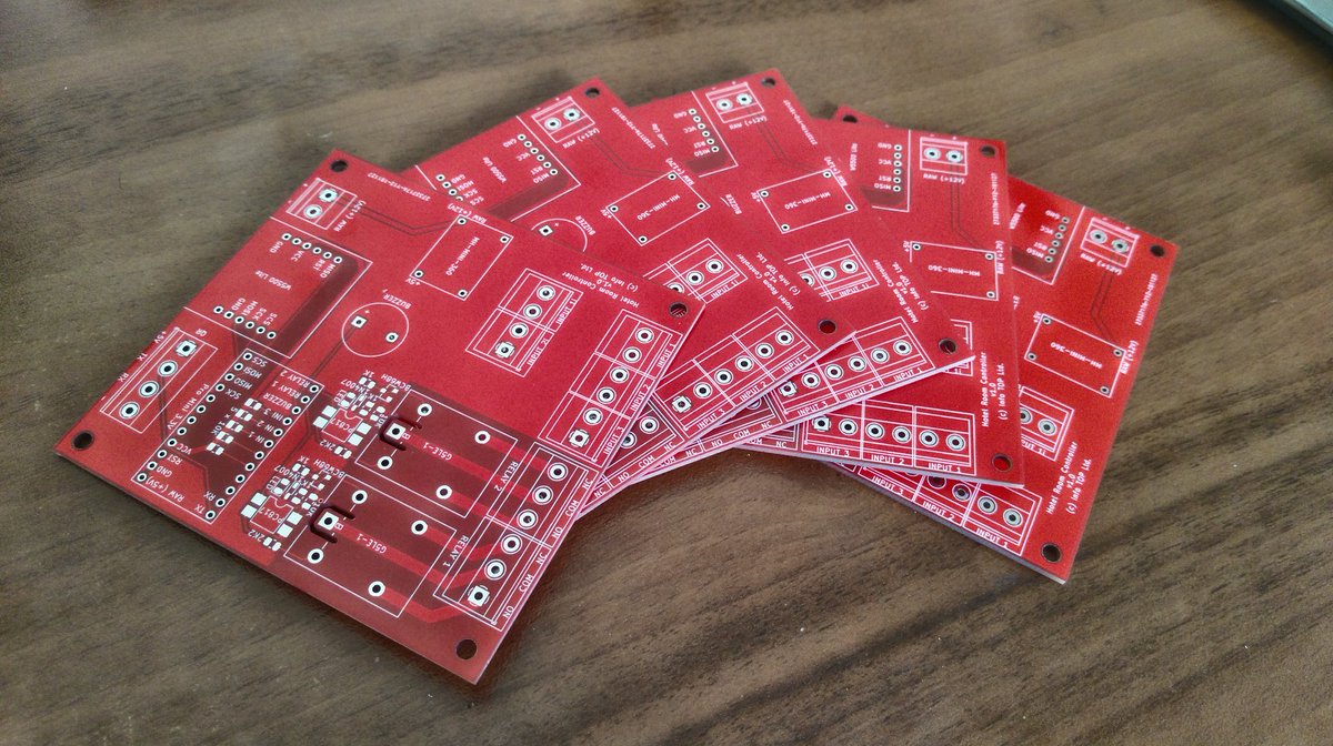 drJeckyll's tweet photo. Finally received my new PCB's from @JLCPCB. Already obsolete design, so new version will be on the way soon https://t.co/LzyRUNTwYS