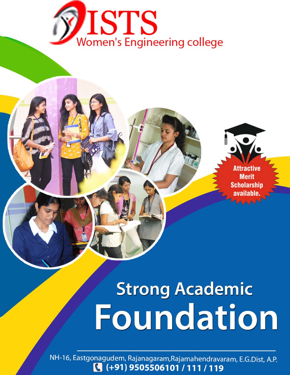 CollegeIsts's tweet photo. Strong academic foundation.
https://t.co/dOPdrdUBXg
#andhrapradesh #ISTS #womens #college #rajanagaram #EngineeringCollege #newyear #wishes #2020 https://t.co/5cVg1xpOyZ