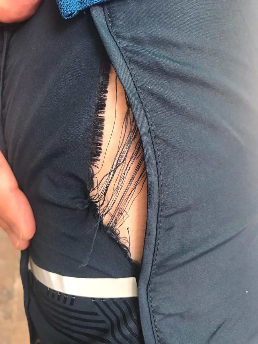 Gstar2186's tweet photo. @MrPriceSport I received 2 pairs of your shorts for Christmas and they have both torn after ONE run each. So bummed. Would expext better quality from you guys considering the price. https://t.co/5q8zURPlEI