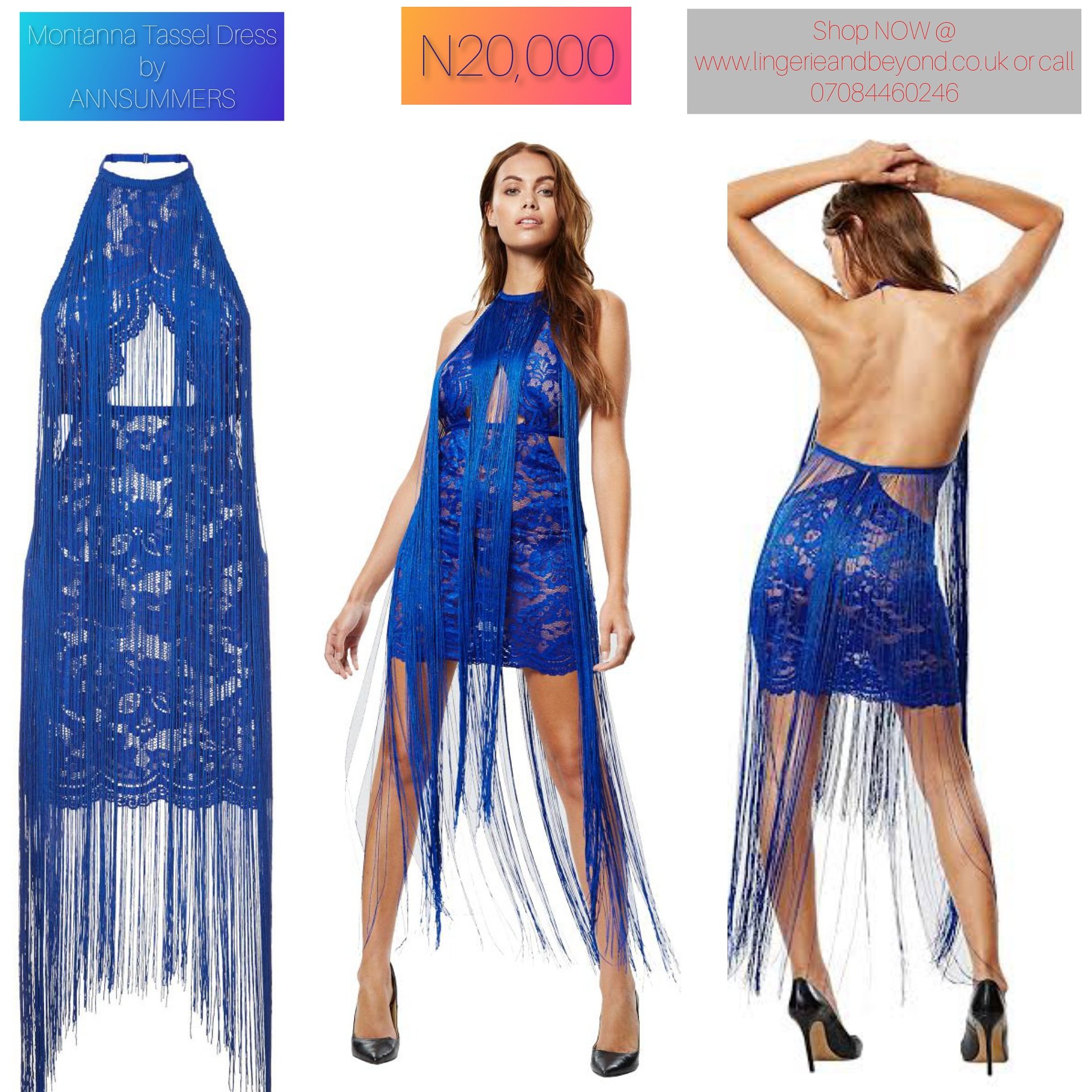 ann summers tassel dress