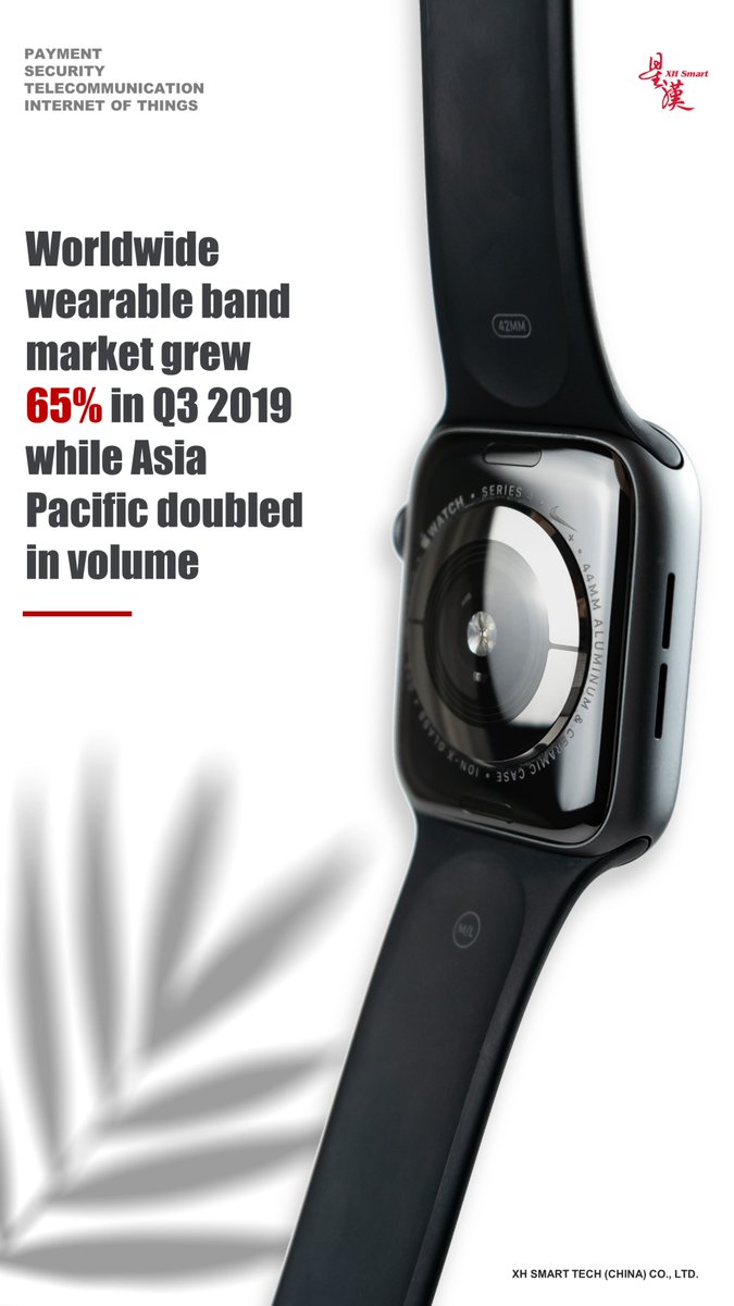 XH_Smartcard's tweet photo. Canalys: Worldwide wearable band market grew 65% in Q3 2019 while Asia Pacific doubled in volume

Source: https://t.co/uOPc56agA2

#XHSmart #Wearable https://t.co/QJSFFzAgbw