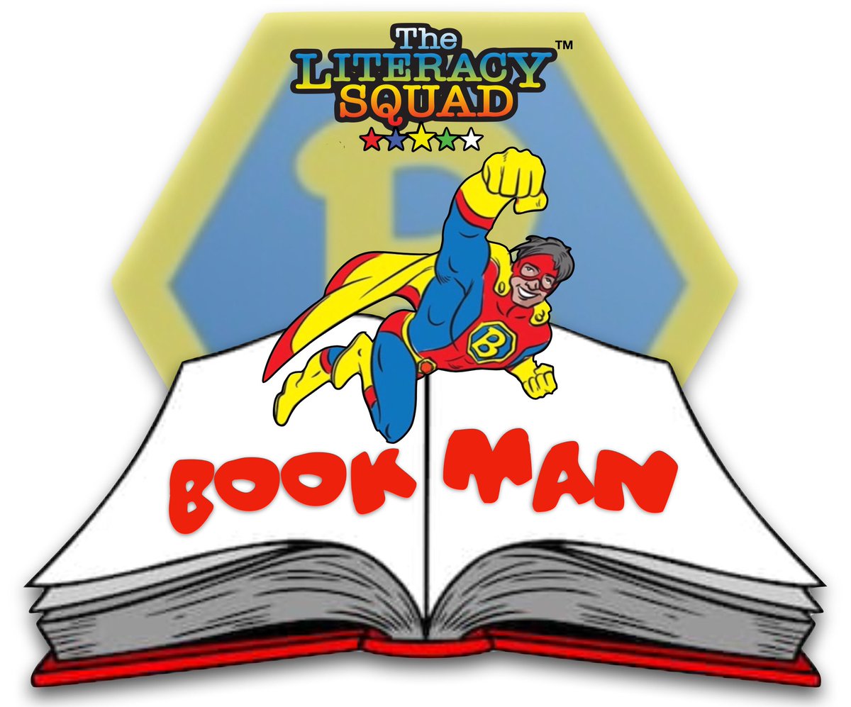 LiteracySquad's tweet photo. Project Distrax is gaining momentum! New for 2020 @LiteracySquad’s Bookman is on a mission to inspire children to read by defeating Reluctant Reader in schools! More learning mission updates coming soon! POW! ZAP! WHAM!! #edutainment #schools #missiontoinspire #readmorebooks https://t.co/ygYMZw7G8s