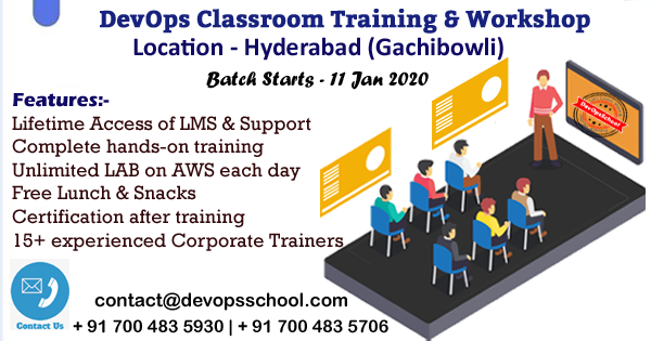 DevOpsSchools's tweet image. Reinvent your career with best DevOps Classroom Training and Certification by DevOpsSchool in Hyderabad.
Get Flat 20% Off! New Year Sale Happening Now.
DevOps Agenda (Hyderabad):- bit.ly/2I5gQK0
#DevOps #Training #Course #Certification #Classroom #DevOpsSchool