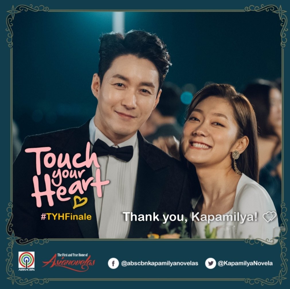KapamilyaNovela's tweet photo. Thank you mga Kapamilya sa mainit sa suporta sa Touch Your Heart ๐
#TYHFinale https://t.co/9WjfH4ZpHp