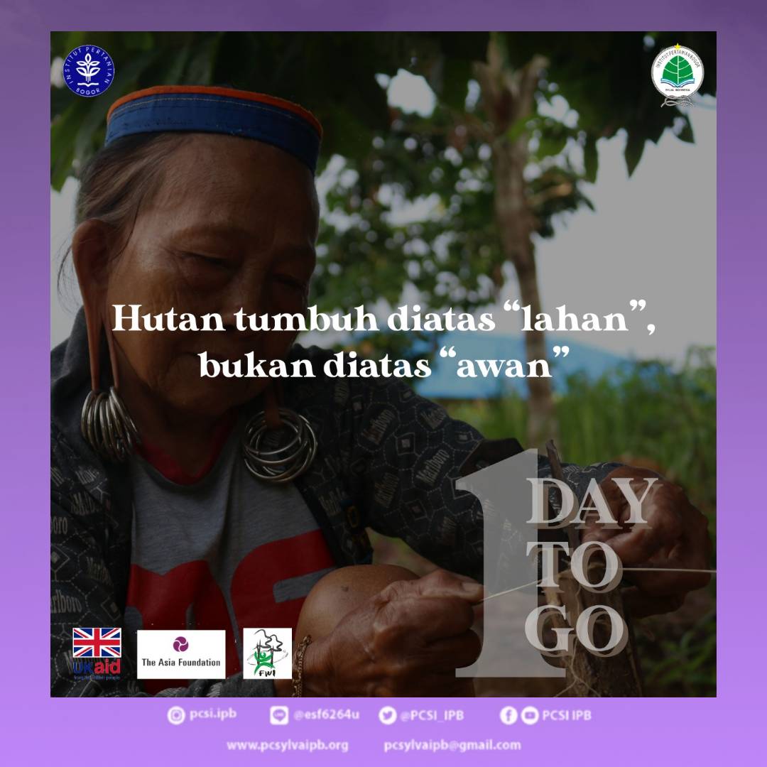 PCSI_IPB's tweet photo. [1 DAYS TO GO LOKAKARYA NASIONAL SYLVA INDONESIA IPB 2020]

Salam Rimba!

Lokakarya Nasional dengan tema 'Ketidakpastian Kawasan Hutan - Masalah Kehutanan: Sebuah Catatan Kritis' akan dilangsungkan pada 4 dan 5 Januari 2020 dengan menghadirkan https://t.co/hr7pL2tjJq