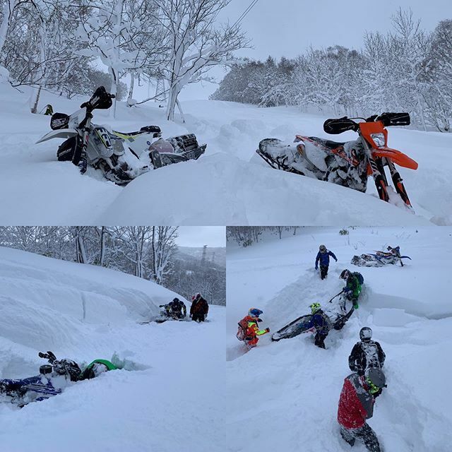 huntingnet1000's tweet photo. 本日もありがとうございました
また、お願い致します
#yetisnowmx #yetisnow #yetisnowbike #snowbike #スノーバイク#hasqvarna #fe501 https://t.co/RlWWyysxIf https://t.co/jVAlMEDV5C