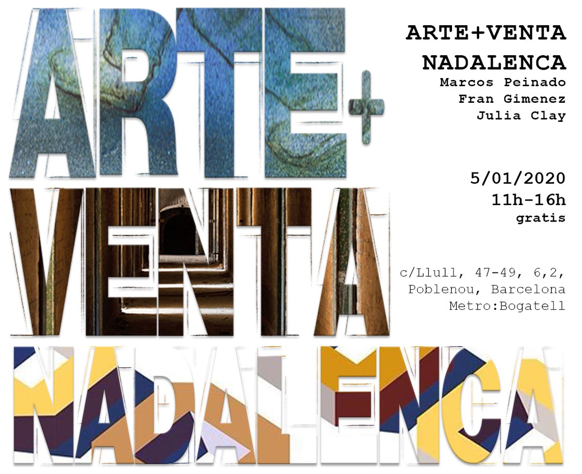 🔥 ARTE + VENTA Nadalenca 🔥 - mailchi.mp/634b158bf04a/j…
Este domingo abrimos el taller para celebrar la nueva década con arte a la venta. ¡Os espero!