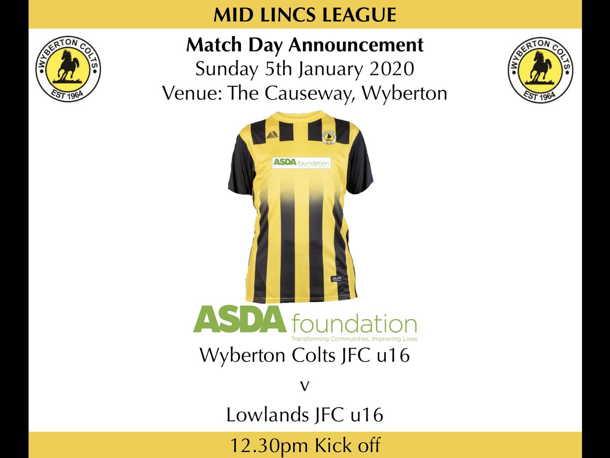 kevwoodsqv's tweet photo. 2020 is only a few days old but this Sunday will see Wyberton u16’s step straight back into league action as Lowlands FC are welcomed to The Causeway #development #grassroots #upthewybo https://t.co/1W8ywJOKfN