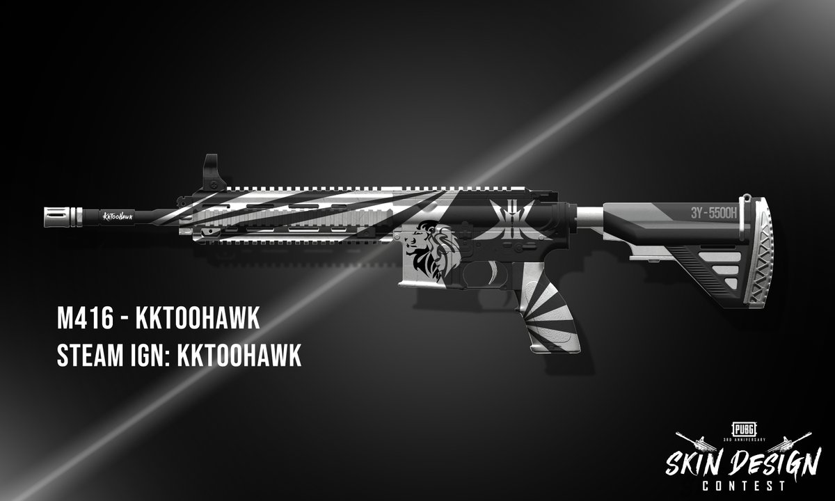 KkTooHawk's tweet photo. Hace 3 años me enamore de este juego hasta el punto de que con mas de 40 años quiera jugar a nivel competitivo aunque sea Amateur y llevo casi 5500 Horas y he aqui mi propuesta de Skin, espero que os guste!!!
#pubgskincontest 
@PUBG
@PUBG_EU 
@PUBG_SP https://t.co/6N99BEMmDm