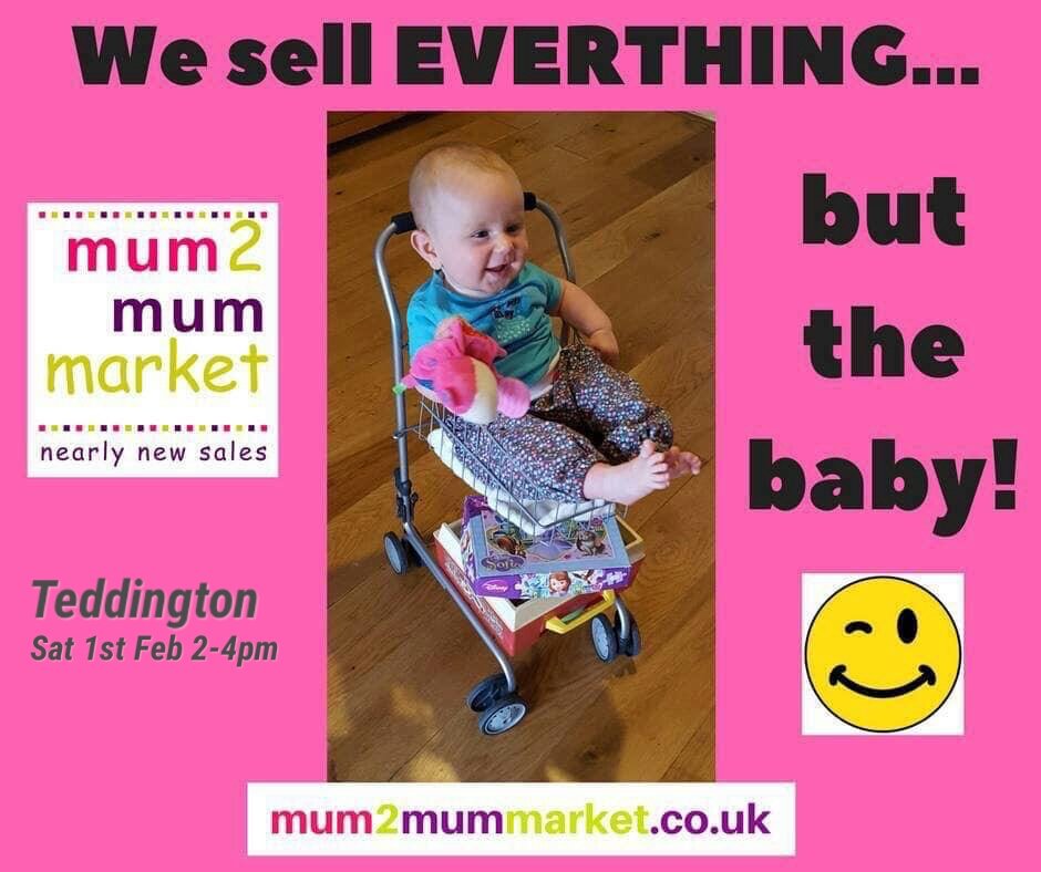 On countdown 'til the 1st Tedd market of the year..1st Feb! Pics will soon be in of the quality maternity, baby, and childrens items that will be available for a fraction of the price paid new. 1000's of bargains to snap up!

Stalls available to book now mum2mummarket.co.uk/book-a-stall.h…