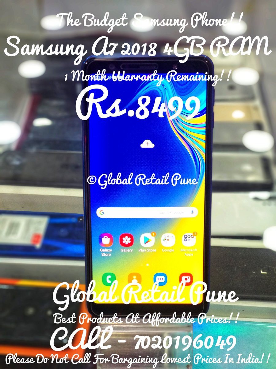 Samsung Galaxy A7 2018 4GB RAM : The Best Budget Samsung Phone Currently!! ❤️🥰🙏

#samsunga72018 #samsunga7 #a72018 #a72018casing #samsung #samsungfan #samsungindia #samsung_india #pune #punekar #globalretailpune #buybackmart #mobile #mobiles #mobilephones #usedmobiles