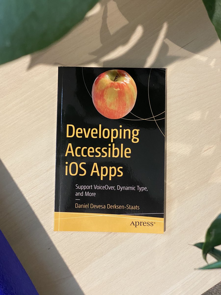 Speaking about decades, around 10 years ago I started learning #iOS development. First book I got: “Beginning iPhone 3 Development” from <a href="/Apress/">Apress</a>. Today I just received the first copies of my own book: “Developing Accessible iOS Apps“. Couldn’t be happier! Hope you like it! #A11y