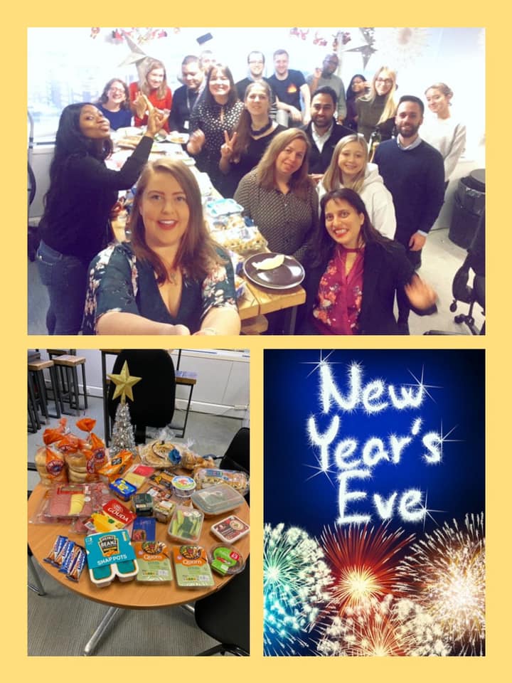 #ThrowbackThursday here's a lovely picture of our London office breaking bread with friends and the AC family with an office New Year's Eve breakfast before everyone saw in the New Year for 2020. #Friends #Family #Colleagues #HappyNewYear 💥🎇🎆✨