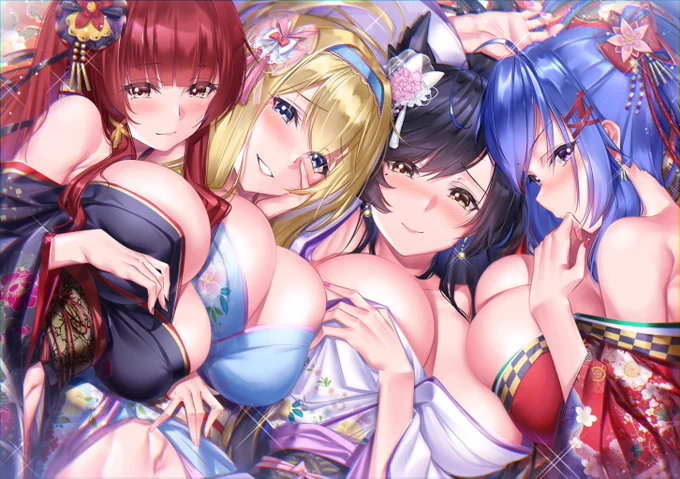 あけましておめでとうございます!?
2020年、今年も頑張りますので、よろしくお願いします!!m(_ _)m

#アズールレーン #碧蓝航线 #AzurLane #正月イラスト 