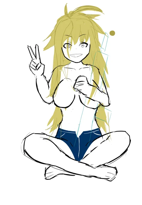 下腹部むっず…。どうすればえっちなるんだ…。 