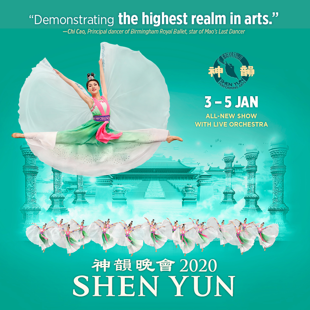 🌸💚NOW OPEN! 💚🌸

Shen Yun returns to Liverpool with a brand new production! Through the universal language of music and dance, <a href="/ShenYun/">Shen Yun</a> takes you on a journey through 5,000 years of Chinese culture. 

📅 Here 3-5 Jan

⏰ Approx 2 hours and 20 mins

🎟️ bit.ly/2tufioY