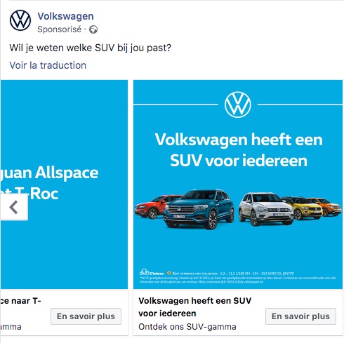 Lanomadesed's tweet photo. @SEATFrance @vw_france Chez VW, à chacun son SUV #youpiiii
Chuis la seule à être choquée par ce genre de pub? https://t.co/XxPVNXsjbb