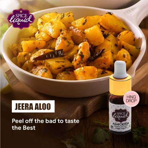 Make Your Jeera Aloo Perfect with Spice Liquid Hing

Shop now @ : bit.ly/2SJvbmp

#asafoetida #weightloss #easyuse #ageoldmedicine #stomachproblems #Hing #hingdrops #purehing #organiching #spiceliquid #Kesari #hingee #spiceliquid #kesari
#Asafoetida