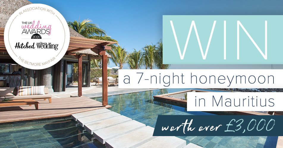 Voting closes this month! Make sure you encourage all of your clients to vote for you and they could be in with the chance of winning a honeymoon in Mauritius! 🌴 #UKWA #weddingawards