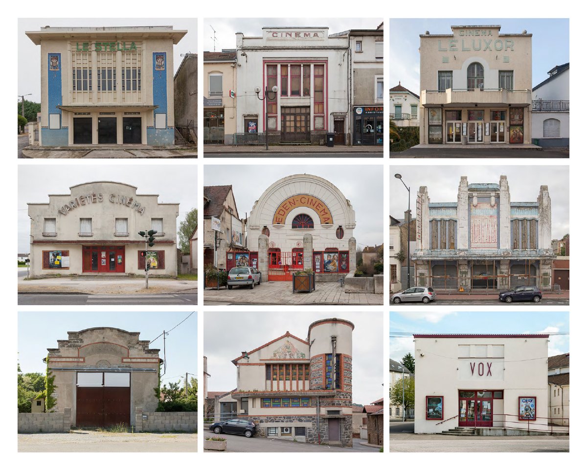 LucieSoullier's tweet photo. Complètement fan de ce projet de recensement photographique joliment nommé "Atlas des régions naturelles", à base de séries sur les cinémas fermés, les châteaux d'eau, les stations abandonnées, les restaurants chinois à volonté... https://t.co/csVxTJB4RW https://t.co/aQidFaBxkV