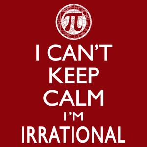 WildKidz_Unltd's tweet photo. AD: "I Can't Keep Calm" T-Shirt | #shirt #keepcalm #PiDay #irrationality https://t.co/GZLEJppEeW https://t.co/t08fuRFK1X