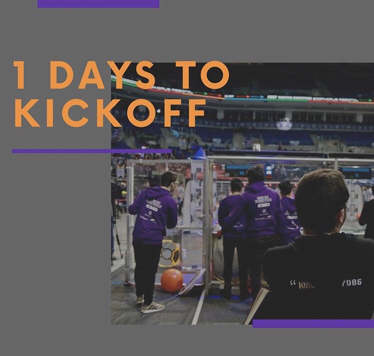 Last 1 day to kickoff!!!
#frc #frcturkey #6380 #orionrobotics #belikefrc