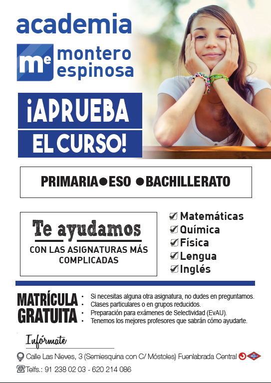 ameFuenlaCentro's tweet photo. ¡¡Matrículate este curso con nosotros!! https://t.co/GmwIPCIq6z