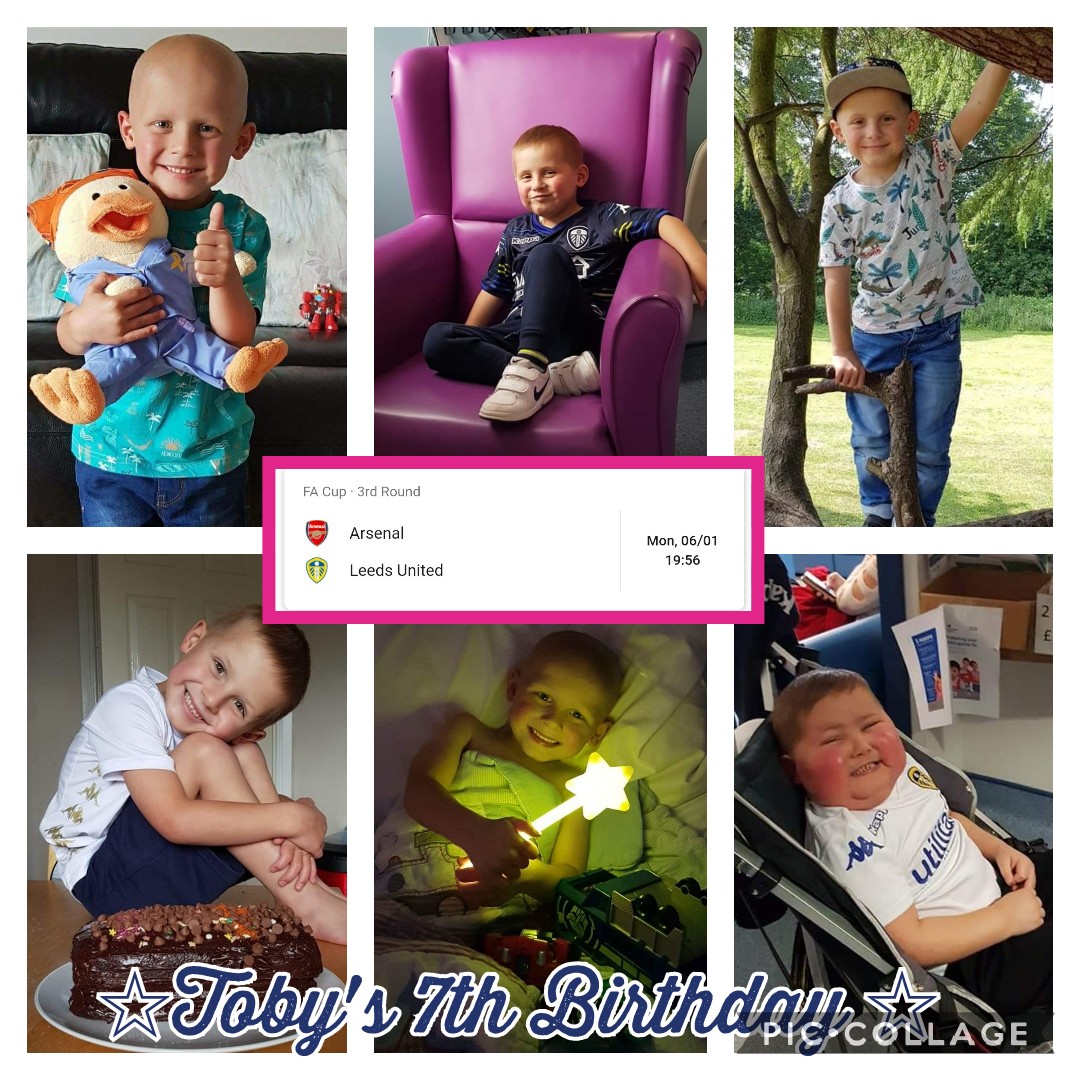 💙💛 The 6th of January should of been our Superhero's 7th Birthday. Leeds play Arsenal on this day. Let's see if we can get the Team &amp; Fan's to do something special for Toby in remembrance 💛💙