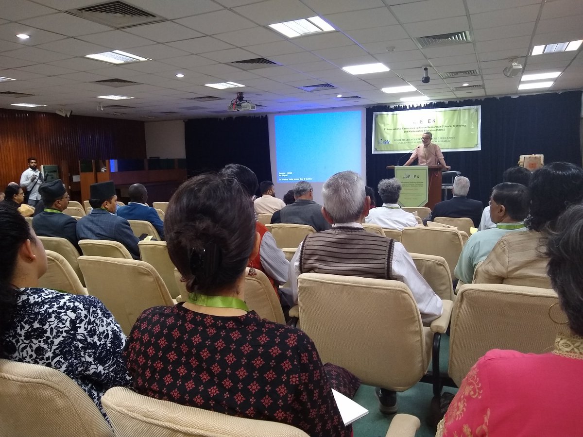 Great day of learning about learning 😊 <a href="/HBCSE_TIFR/">HBCSE</a> #epiSTEM8 #internationalconference #STEMeducation #STEMed #STEM