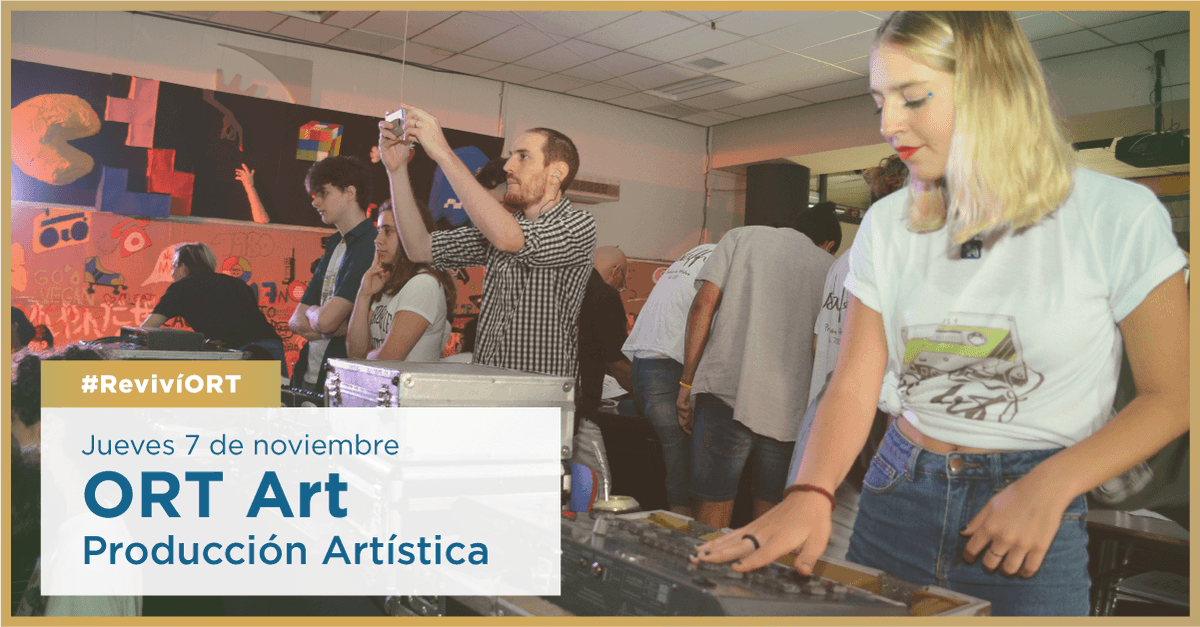 ORTArgentina's tweet photo. #RevivíORT 2019 | Star Wars, Pac-Man, el mundial 1986, Madonna, Los Pitufos y The Wall: 🎶🎨, sede Almagro vibró al ritmo de #ORTArt.
Festival 🎉 donde #ProducciónArtísticaORT expuso toda su creatividad y conocimiento montando un espectáculo increíble.
https://t.co/lHZmMNWYkd https://t.co/MCtfXzmcdZ
