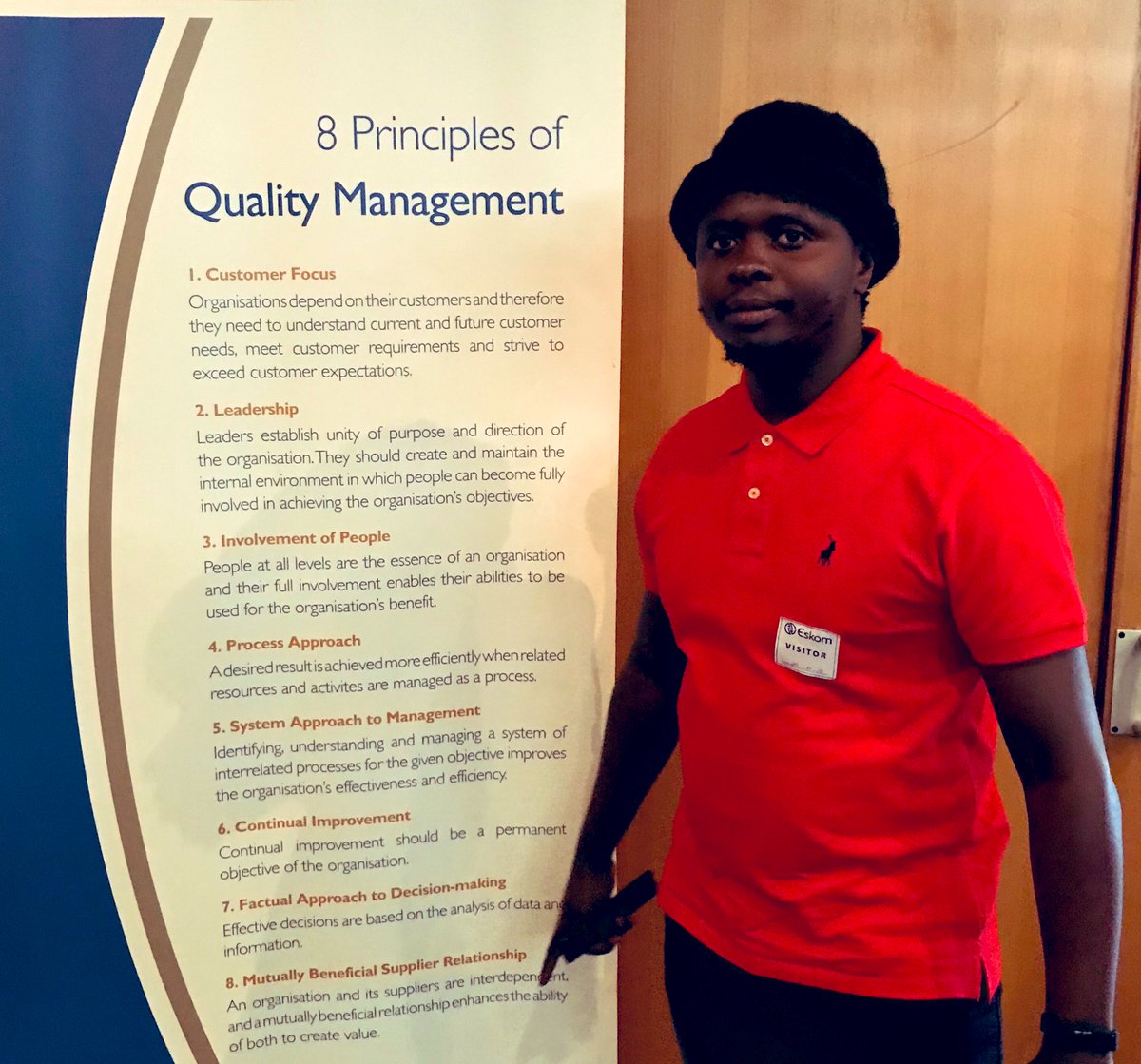 RussellTinashe's tweet photo. #Customerfocus
#leadership
#InvolvementOfPeople
#ProcessApproach
#SystemApproachtoManagement
#ContinualImprovement
#FactualApproachToDecisionMaking
#MutualyBeneficialSupplierRelationship https://t.co/cVKfFlfdvI