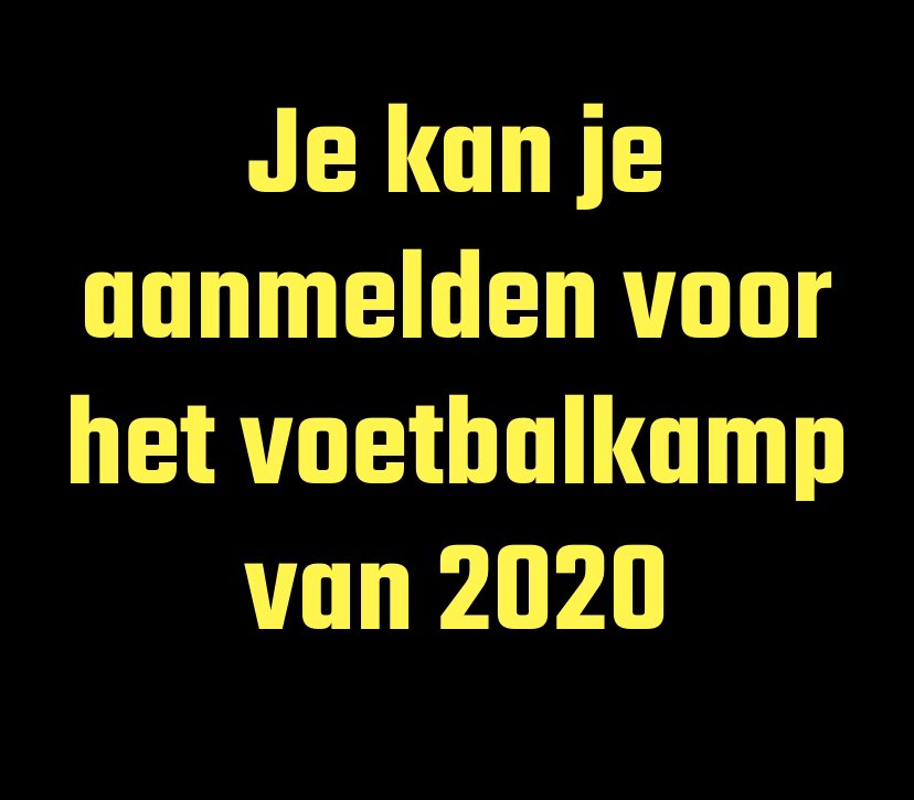 KampColmschate's tweet photo. De inschrijving voor het voetbalkamp is weer geopend. 

https://t.co/USj9CSojIC https://t.co/zgQJLQrsUi