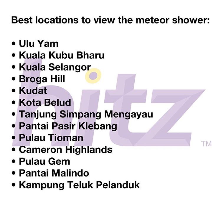 worknco's tweet photo. Meteor shower will appear in Malaysia 4th to 5th January. Enjoy the view! 😉

Credit: Hitz https://t.co/f67c3rYOaw
