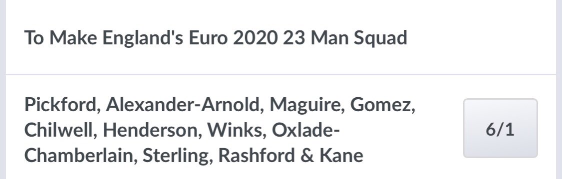 searchtheodds's tweet photo. @JJValueHunter 12/1 seems big value given Heaton out for season. Have you seen that Coral 6/1 special? Seems decent https://t.co/J3yvwAR84t