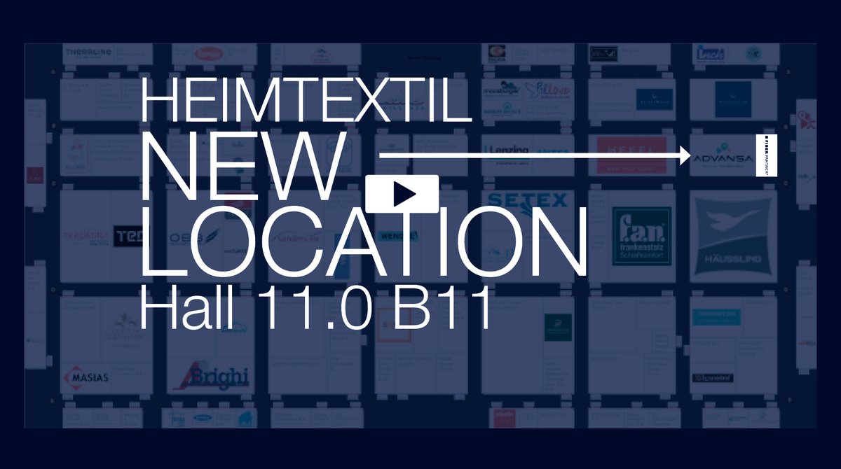 fiberpartner's tweet photo. Come join us at #Heimtextil Frankfurt 2020 11.0 B11 - https://t.co/PKy7M6YQfb https://t.co/Q9kMPmtwRM