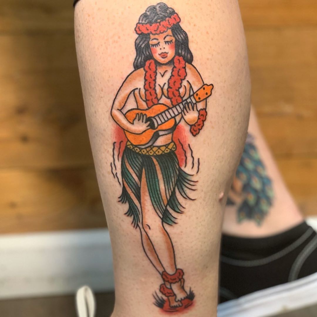 Let’s take this back to basics. The #hulagirl that started it all. Cheers to @ryleecoyote for inking this masterpiece!