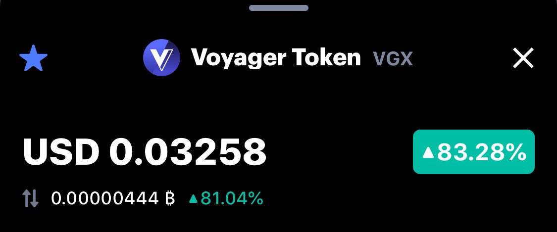 jaylikesbitcoin's tweet photo. $VGX 🔥

$btc #btc #cryptocurrency #cryptobroker #coinbasekiller https://t.co/py4xRqSxej